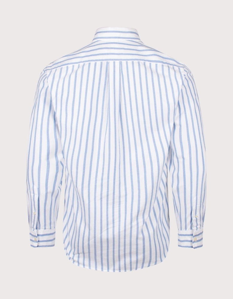 Custom Fit Striped Oxford Shirt