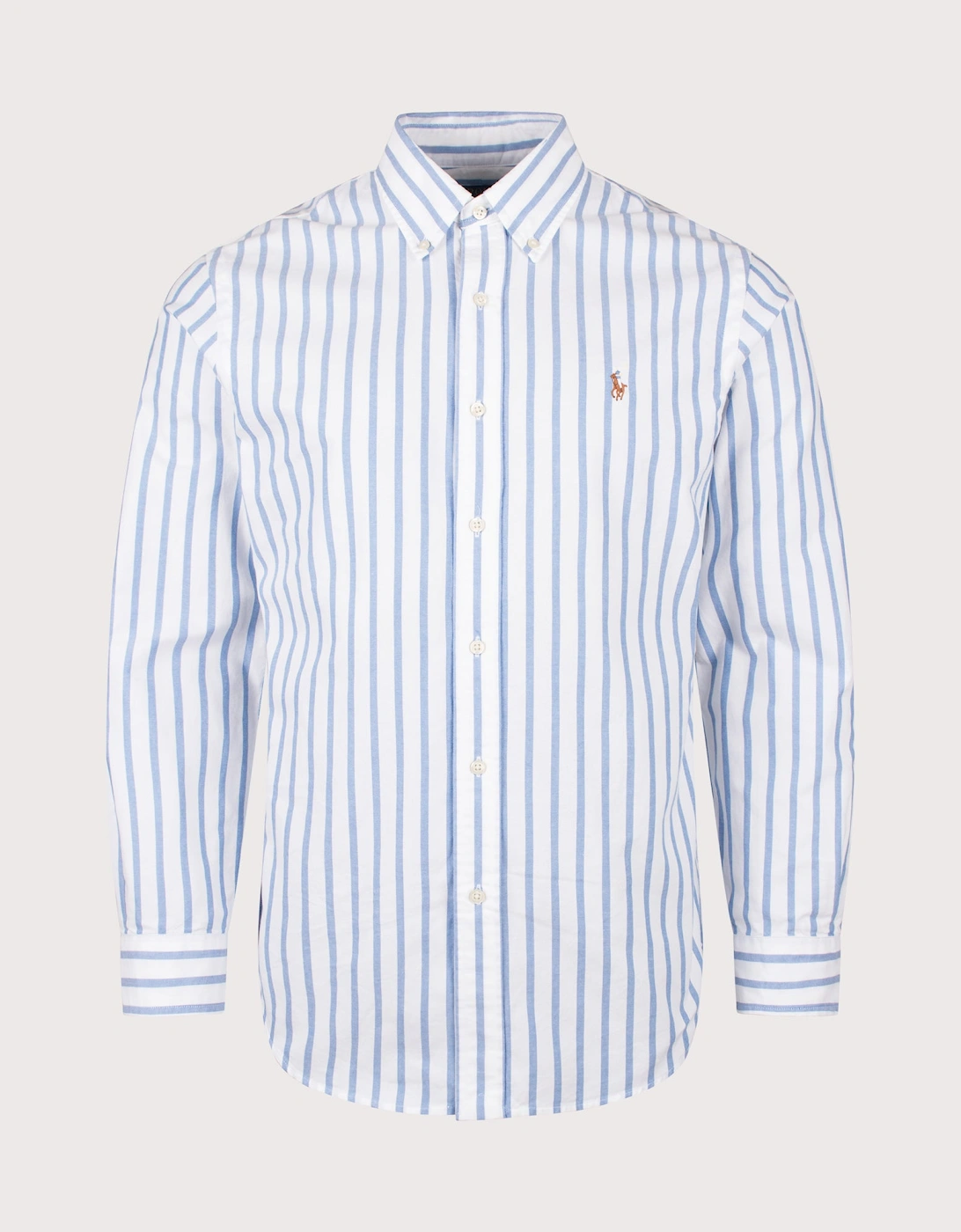 Custom Fit Striped Oxford Shirt