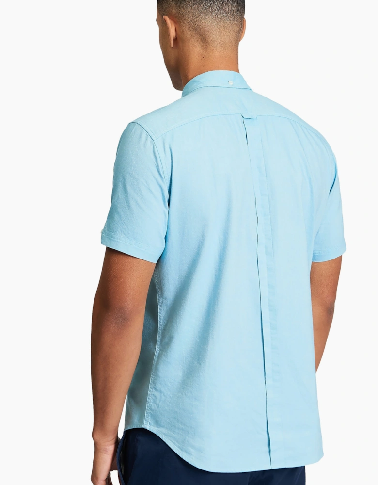 Short Sleeve Signature Oxford Men's Shirt | Sky
