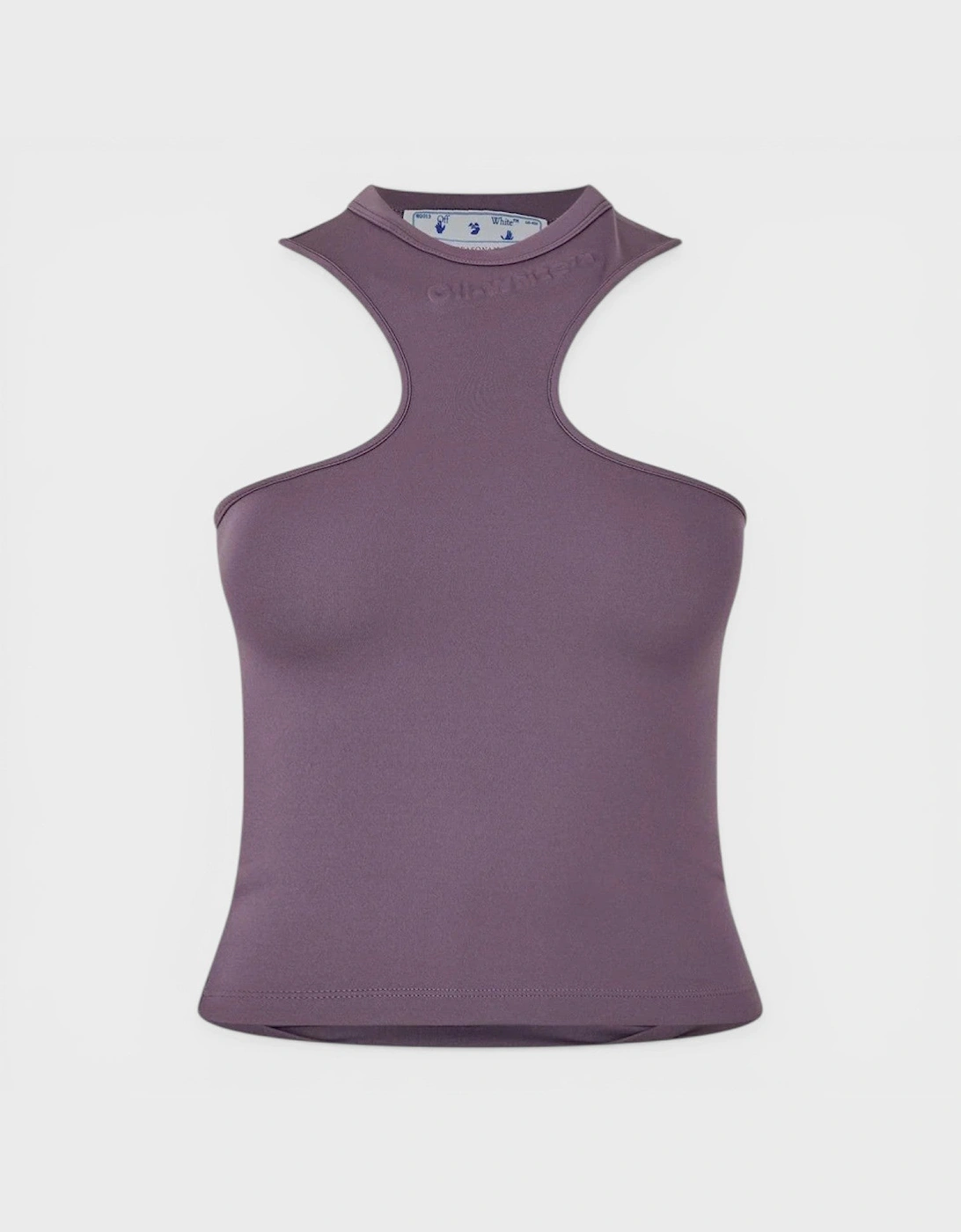 Sleek Asymmetric Rowing Top Violet