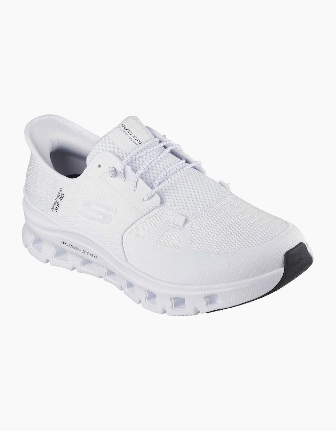 Skechers Men's White Glide-Step Pro Trainers - Size: 7