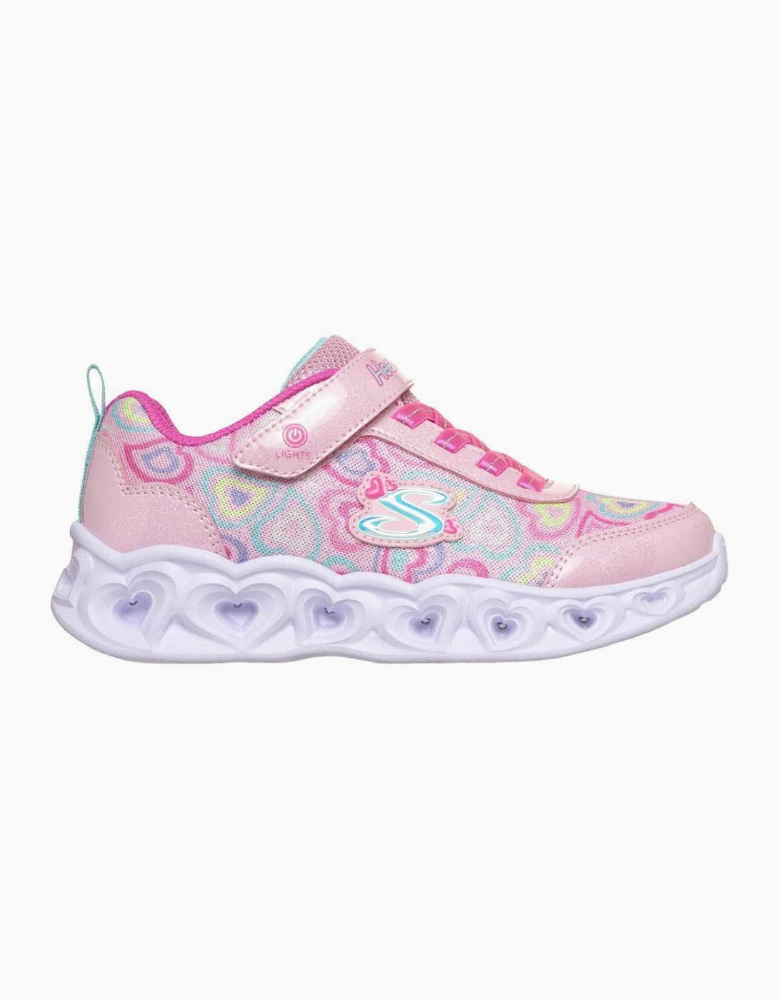 Heart Lights Boogie Love Girls Trainers