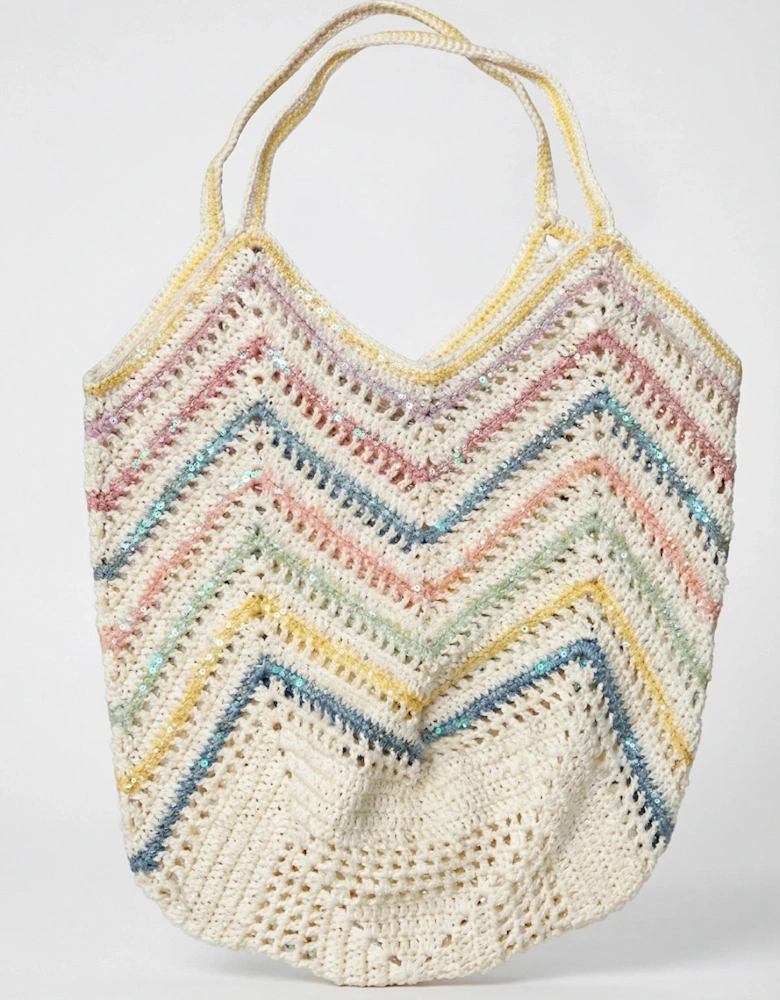 Seaside Pastel Crochet Bag