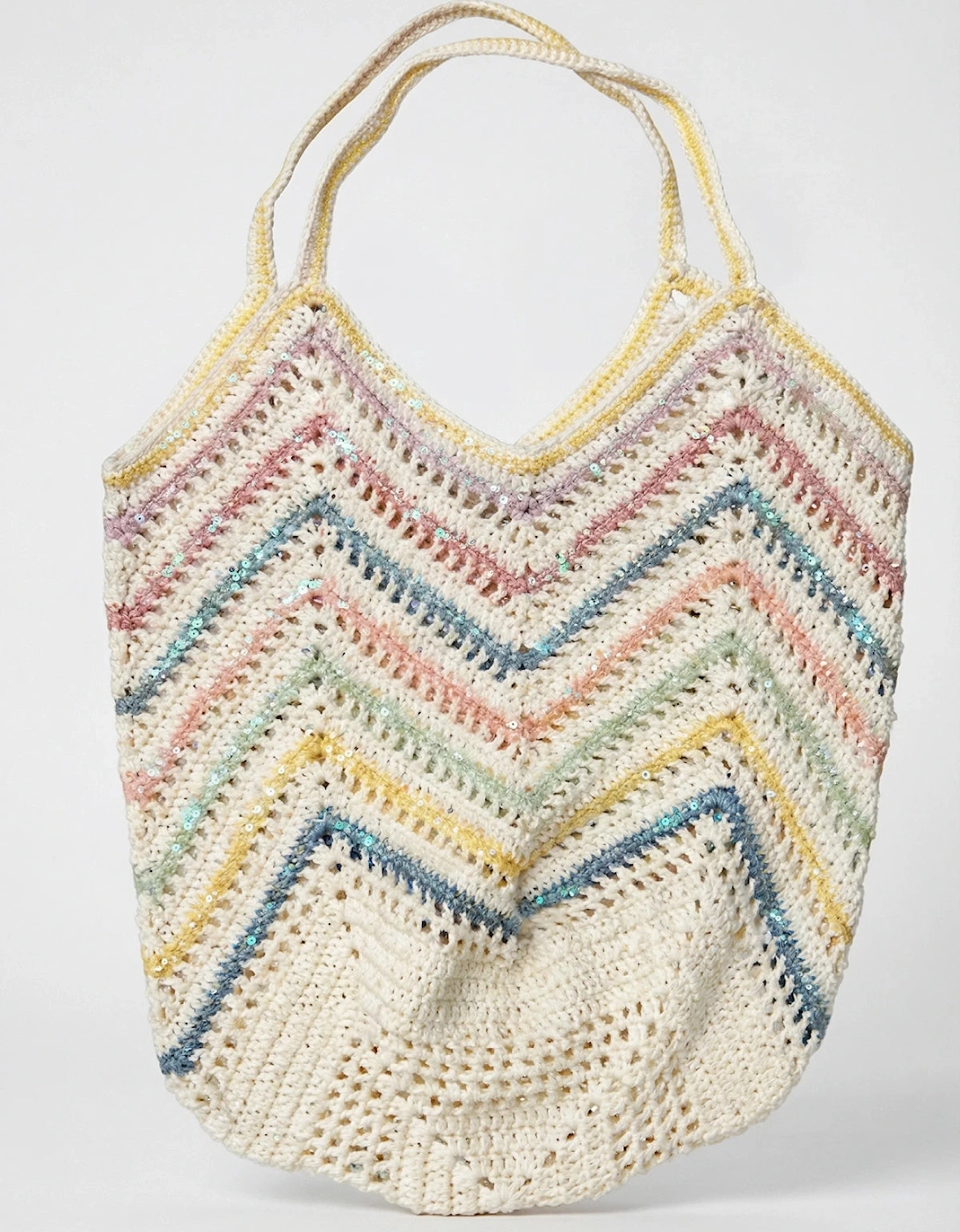 Seaside Pastel Crochet Bag