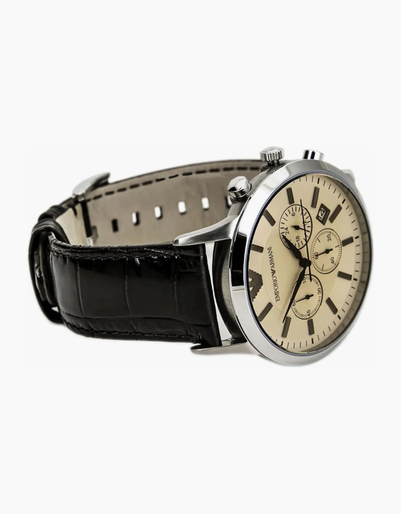 Emporio Armani AR2433 Chronograph Beige Dial Men's Watch