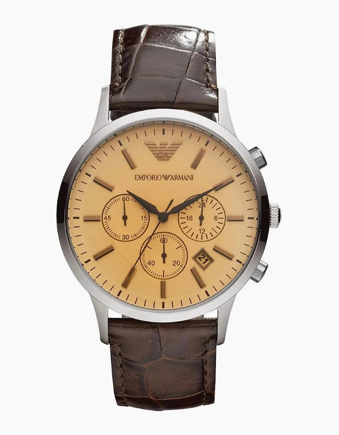 Emporio Armani AR2433 Chronograph Beige Dial Men's Watch