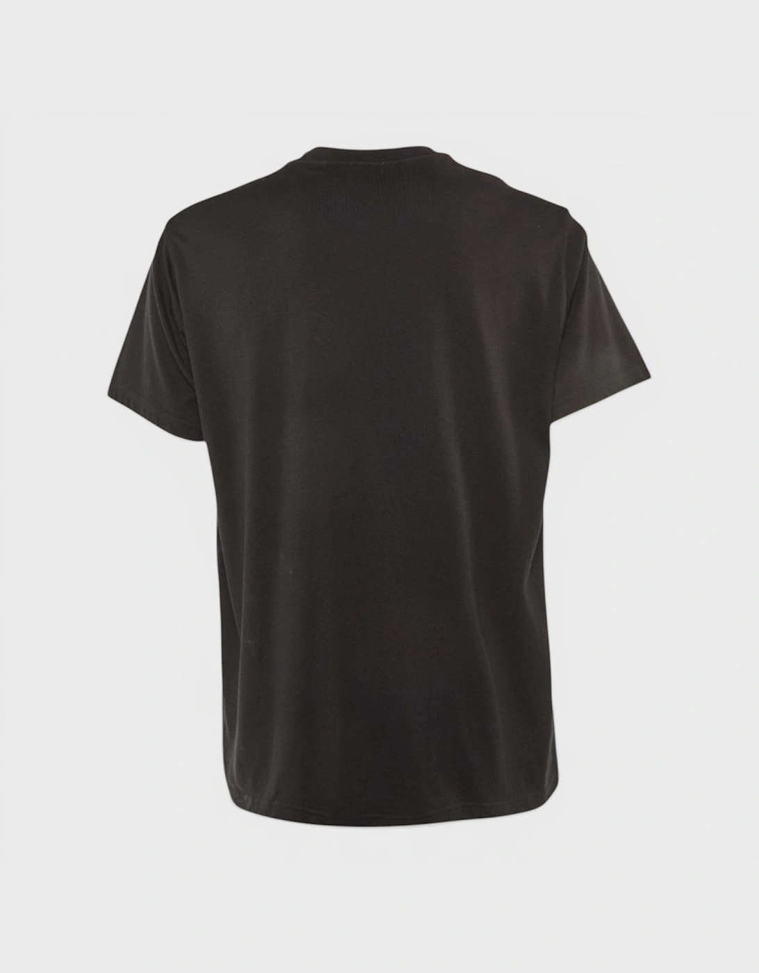 Raynerton Cotton Logo Embroidered T-Shirt Black