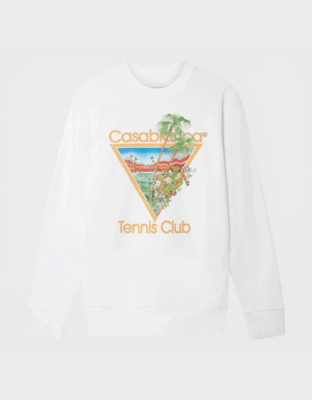 Printed Sweatshirt Tennis Club Icon White