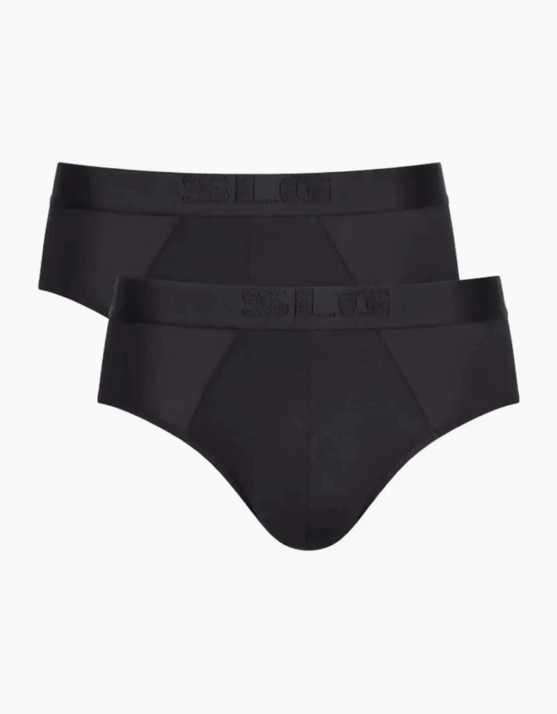 2-Pack SLG Base Modal Soft Briefs, Black