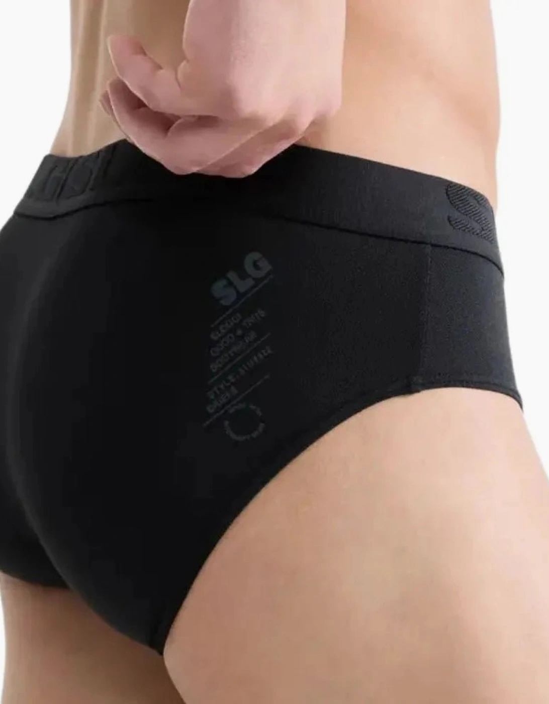 2-Pack SLG Base Modal Soft Briefs, Black