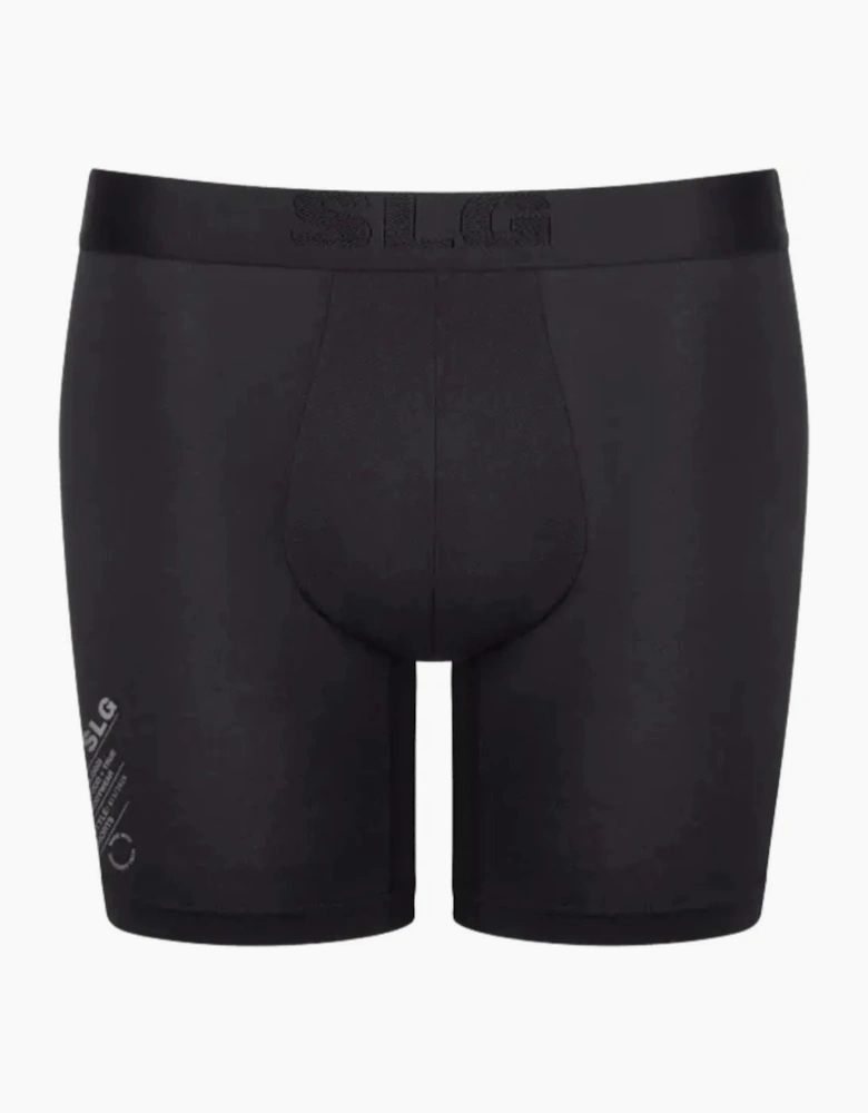 2-Pack SLG Base Modal Soft Boxer Briefs, Black