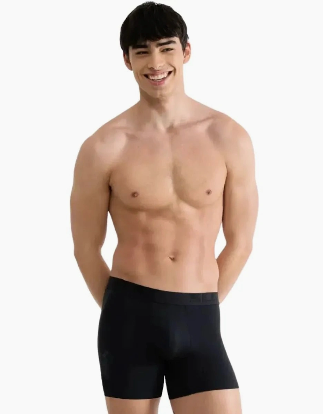 2-Pack SLG Base Modal Soft Boxer Briefs, Black
