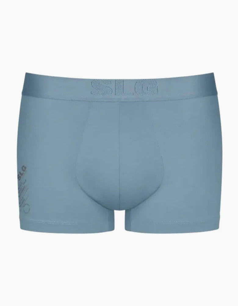 2-Pack SLG Base Modal Soft Boxer Trunks, Blue Combination