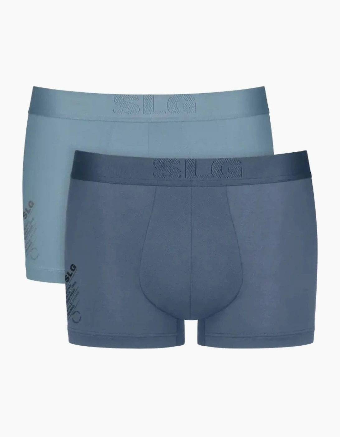 2-Pack SLG Base Modal Soft Boxer Trunks, Blue Combination, 7 of 6