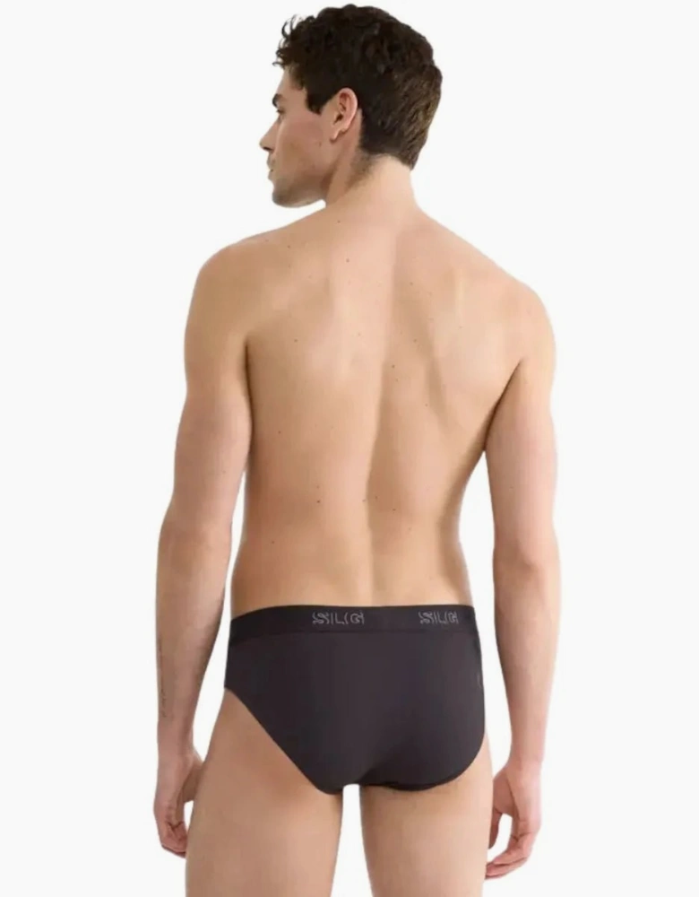 2-Pack SLG Base Briefs, Charcoal