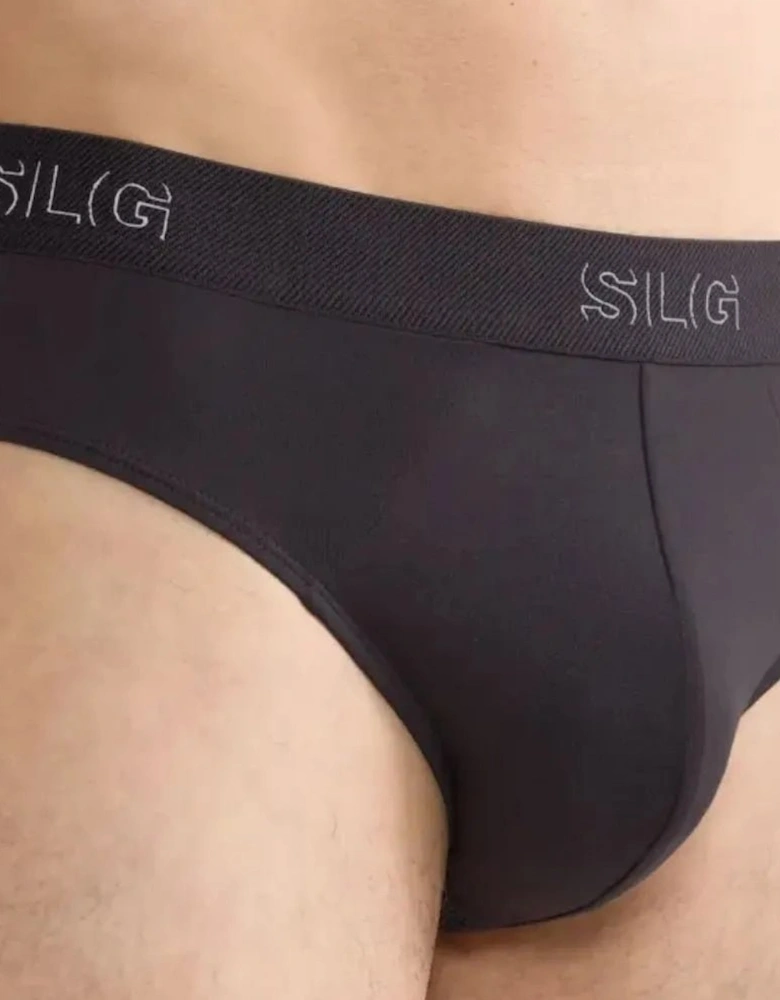 2-Pack SLG Base Briefs, Charcoal