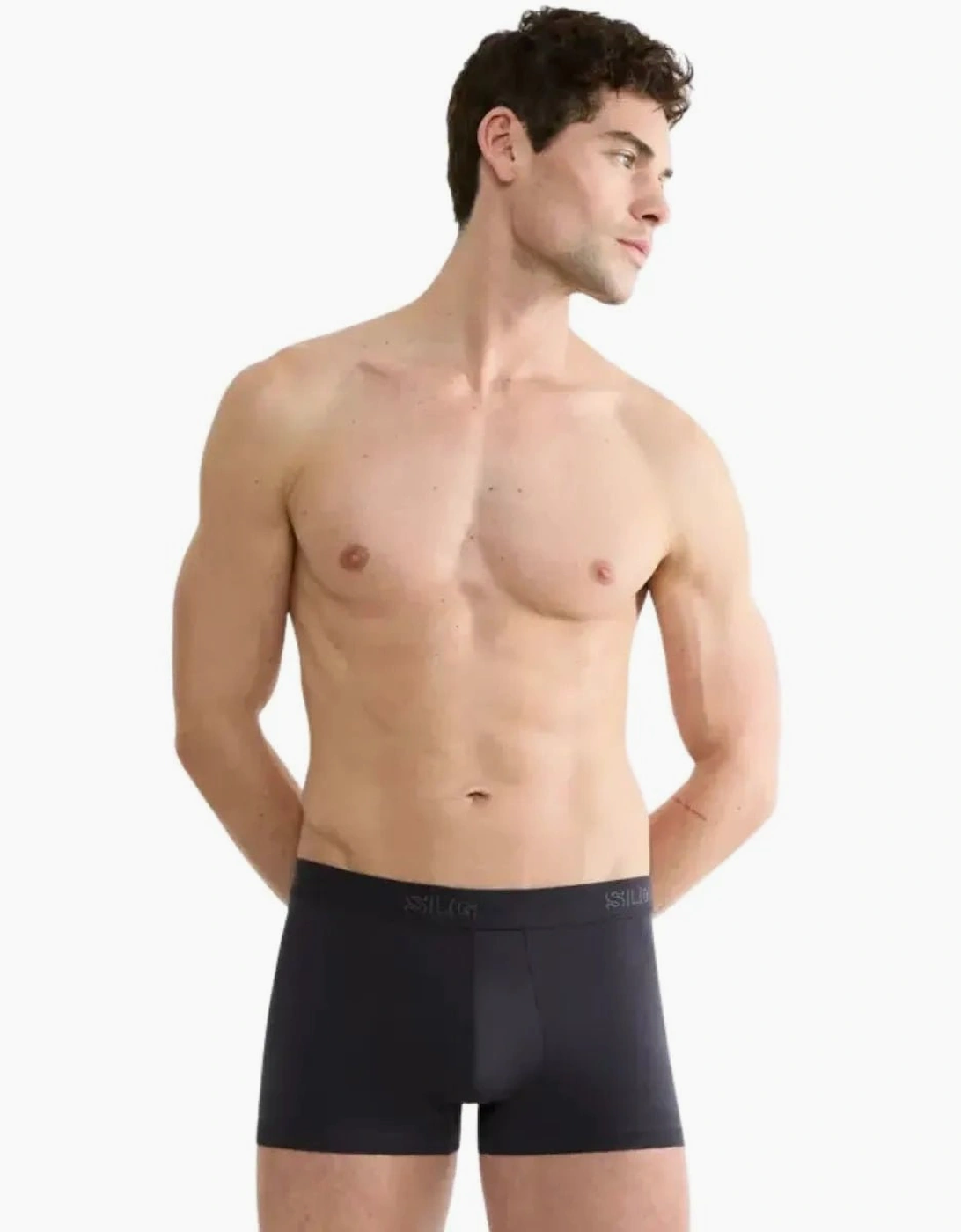 2-Pack SLG Base Boxer Trunks, Charcoal