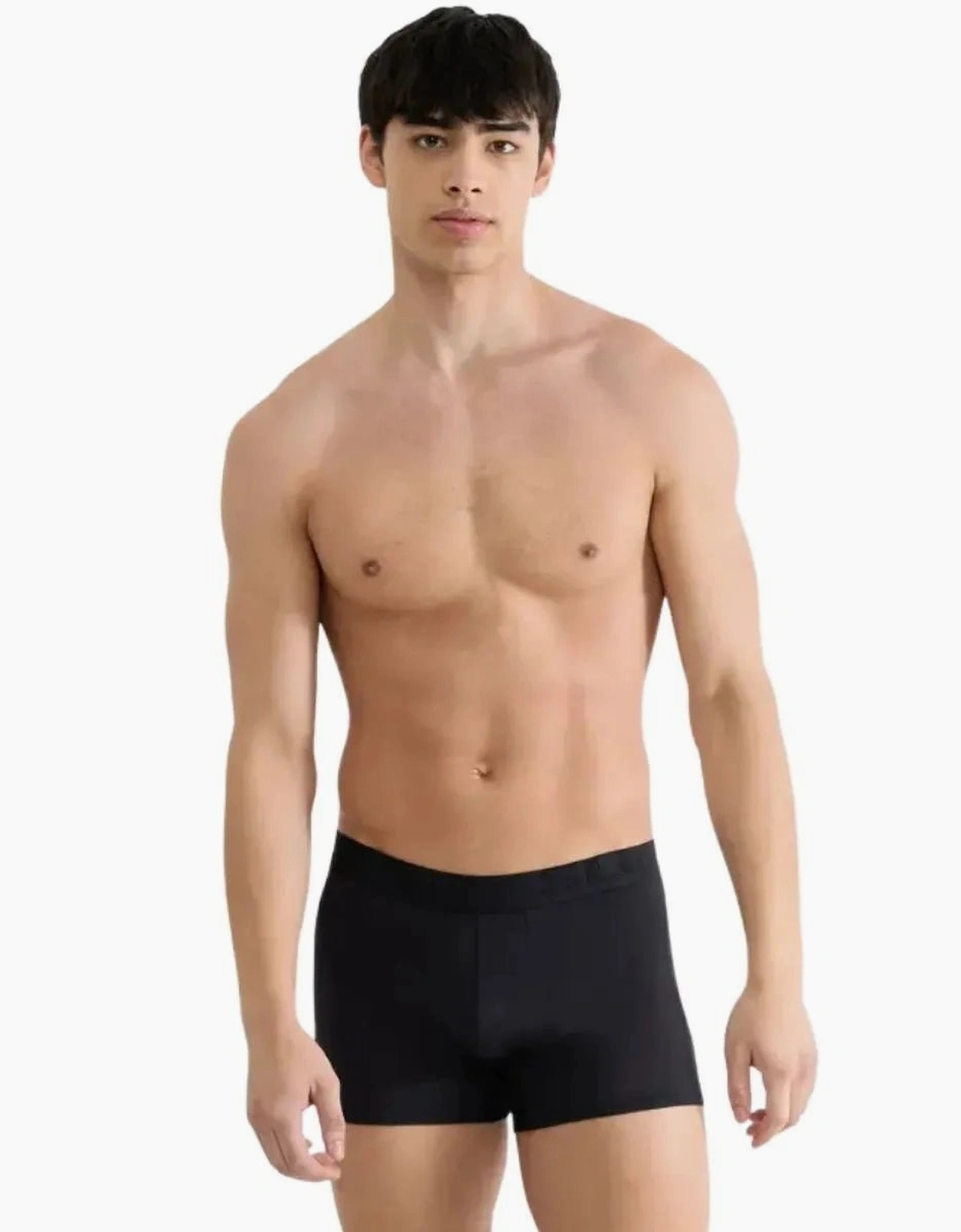 2-Pack SLG Base Modal Soft Boxer Trunks, Black