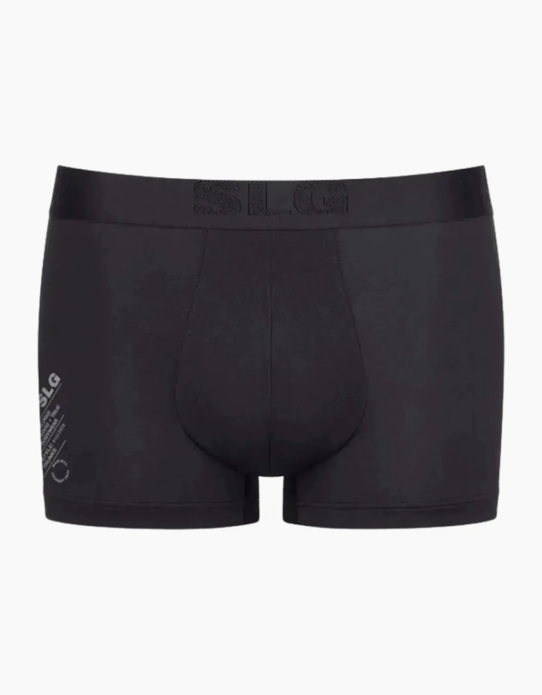 2-Pack SLG Base Modal Soft Boxer Trunks, Black
