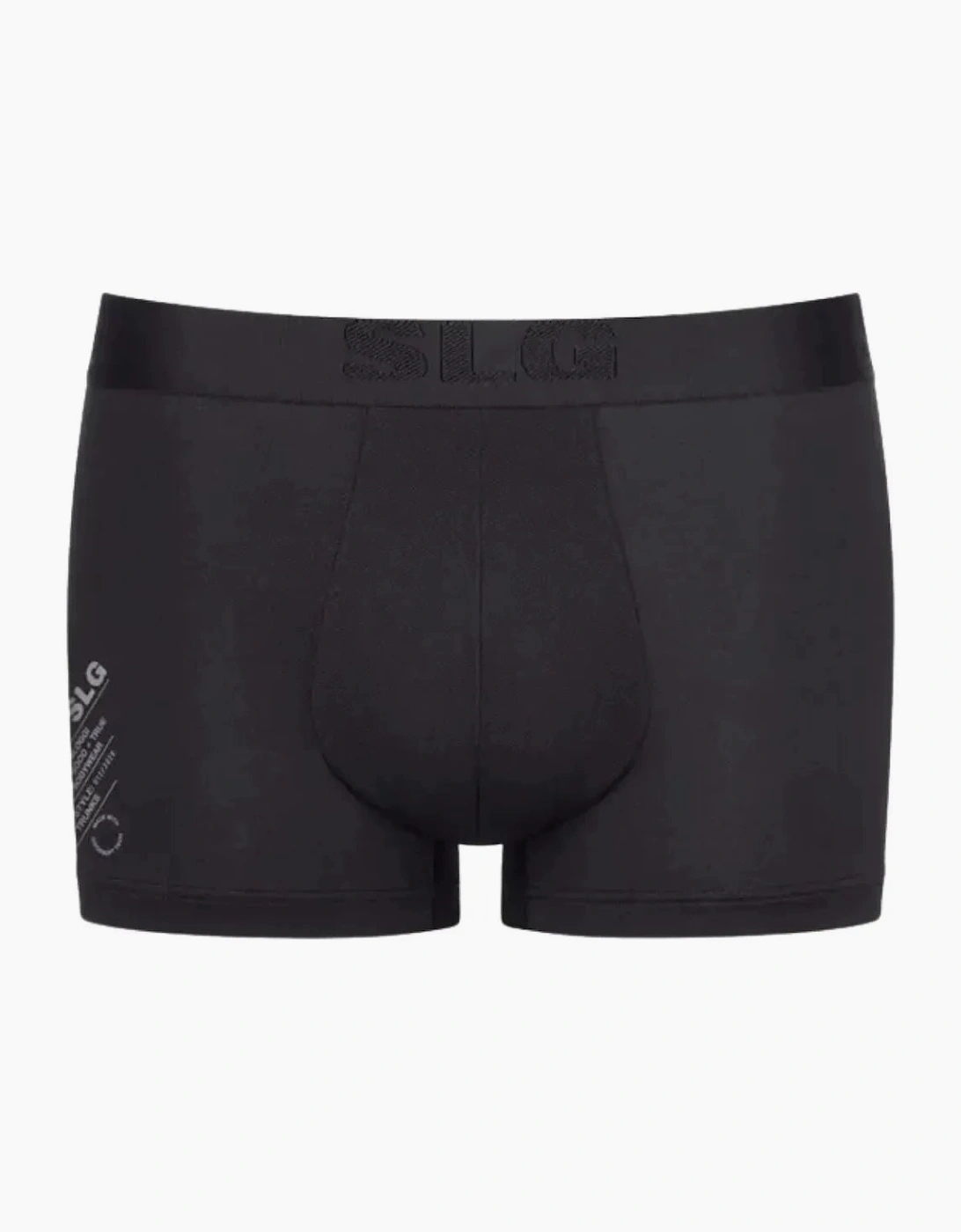 2-Pack SLG Base Modal Soft Boxer Trunks, Black