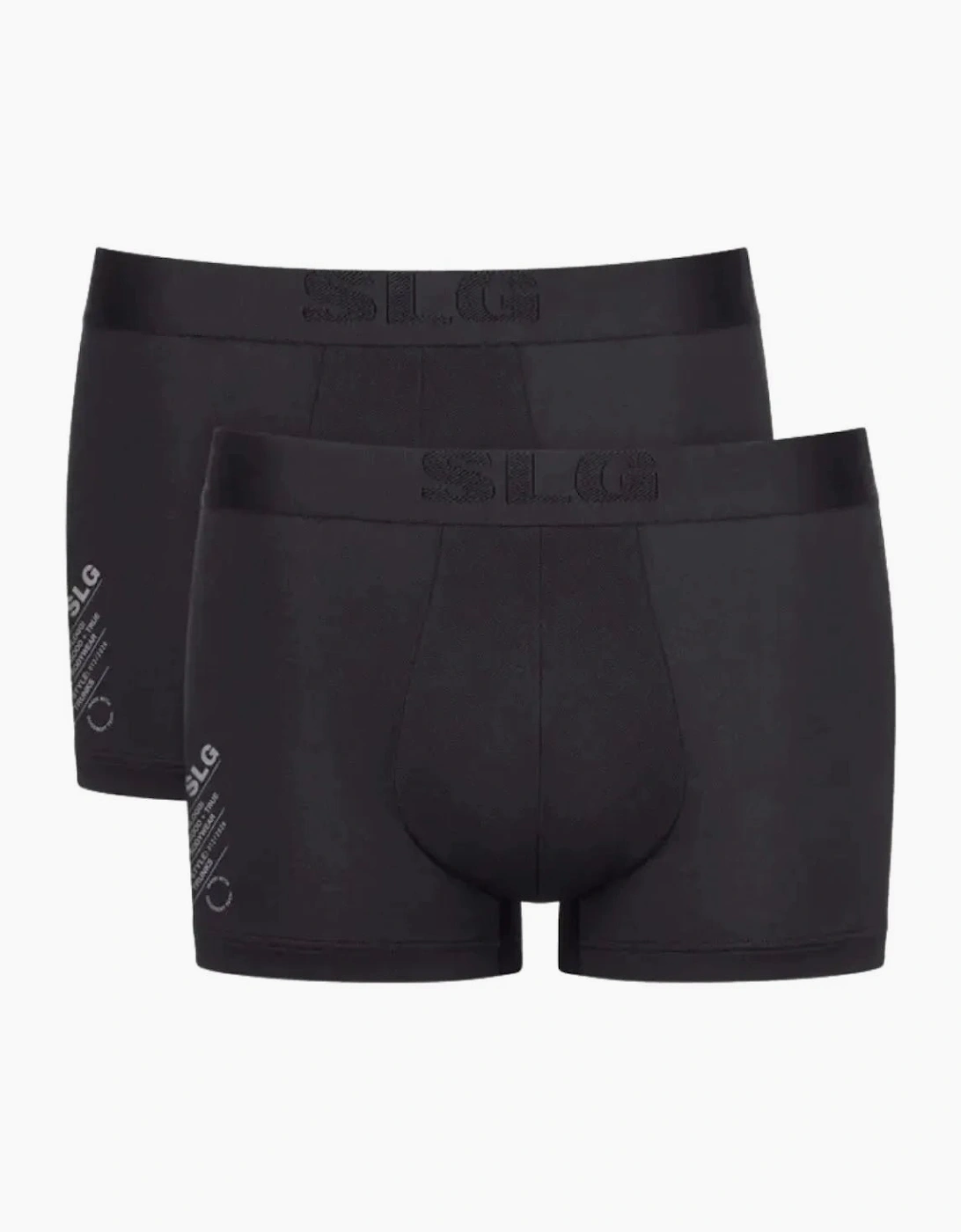 2-Pack SLG Base Modal Soft Boxer Trunks, Black, 7 of 6