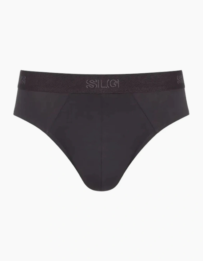 2-Pack SLG Base Briefs, Blue/Charcoal