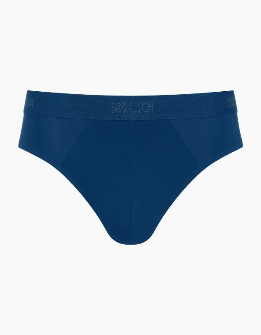 2-Pack SLG Base Briefs, Blue/Charcoal