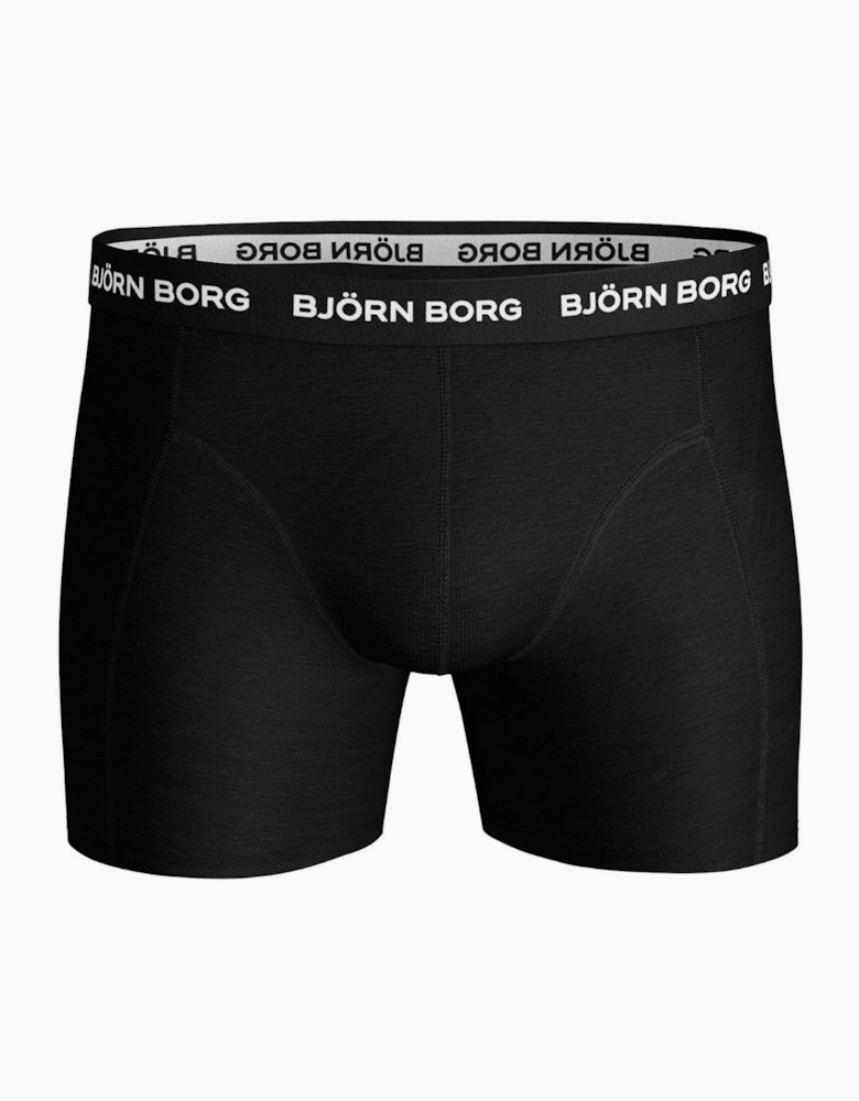 3-Pack Classic Logo Boxer Briefs, Black