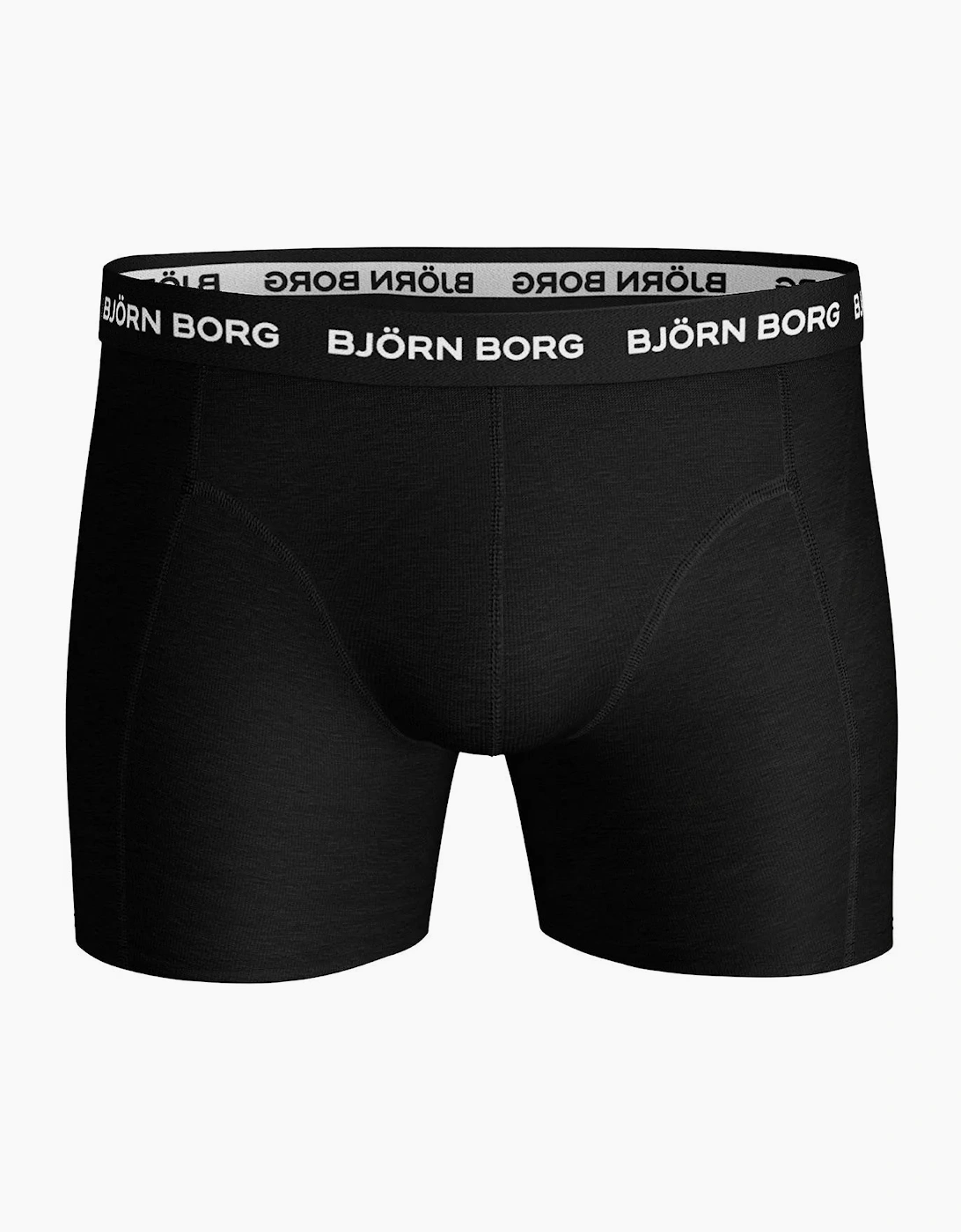3-Pack Classic Logo Boxer Briefs, Black