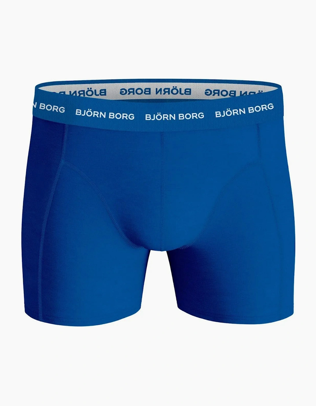 3-Pack Classic Logo Boxer Briefs, Blue Combination