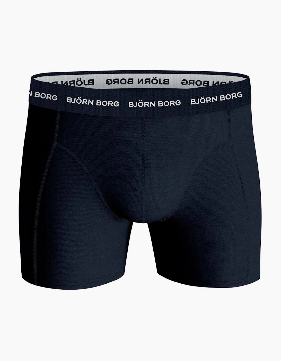3-Pack Classic Logo Boxer Briefs, Blue Combination
