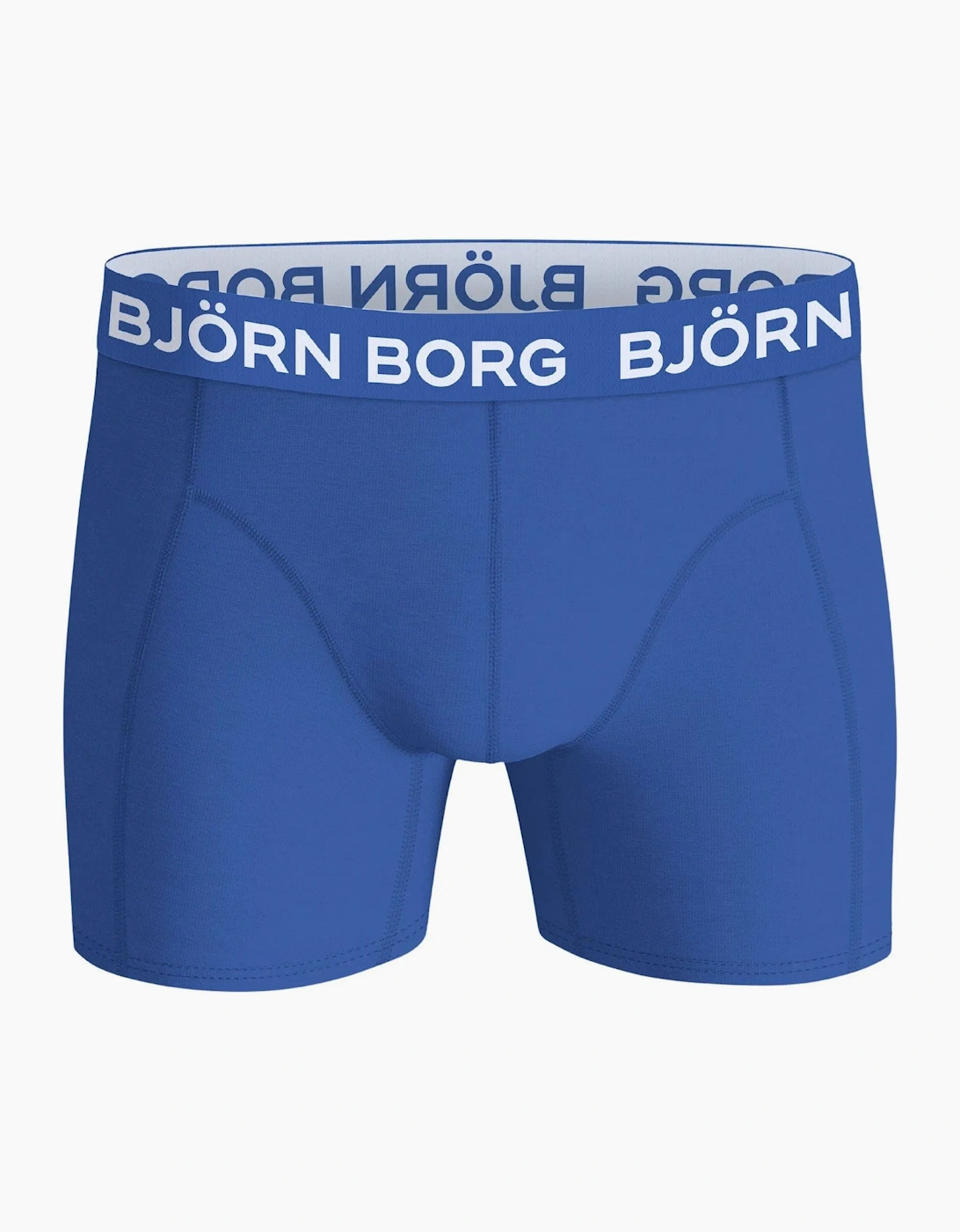 3-Pack Flower Print Boxer Briefs, Blue/Green