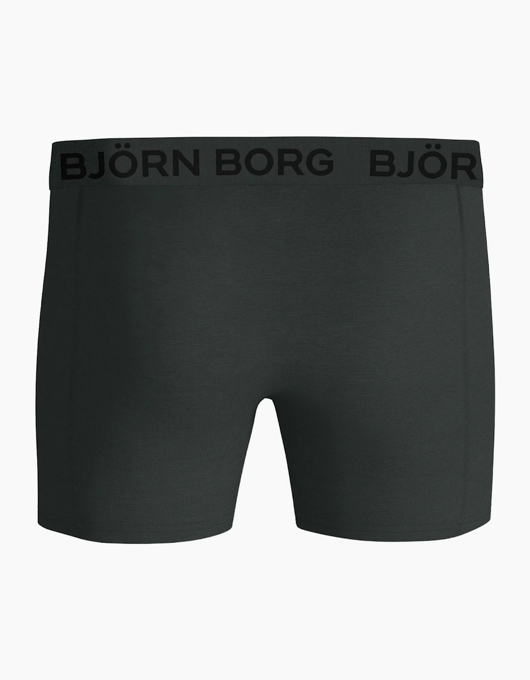 3-Pack Logo Solids Boxer Briefs, Blue/Orange/Khaki
