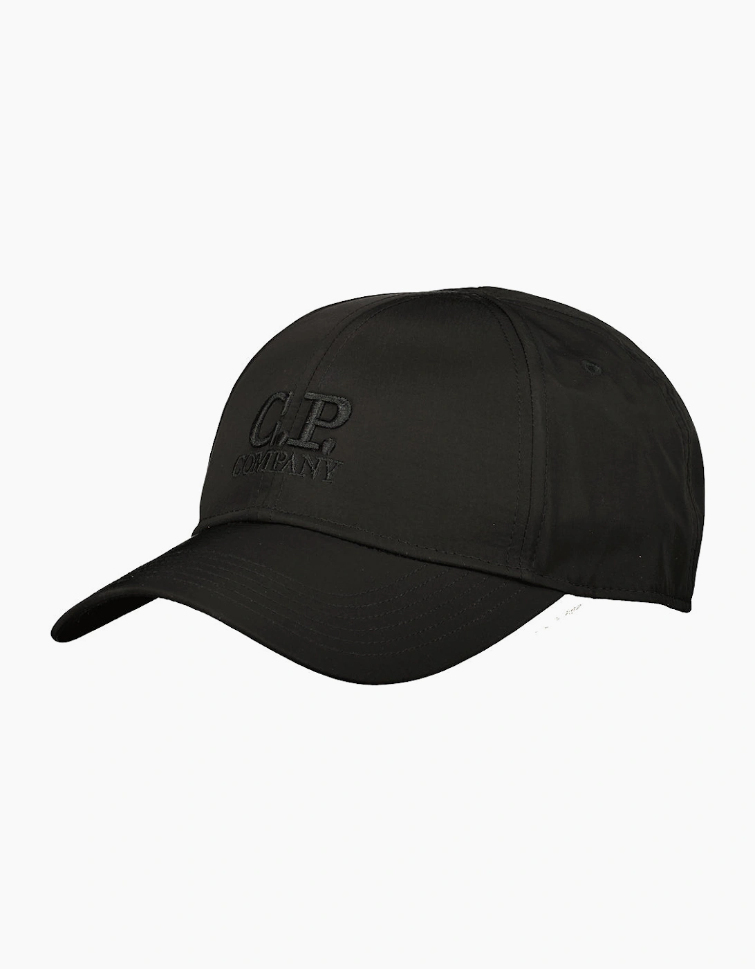 CP Company CP Company Men's Embroidered Logo Chrome-R Cap - Black