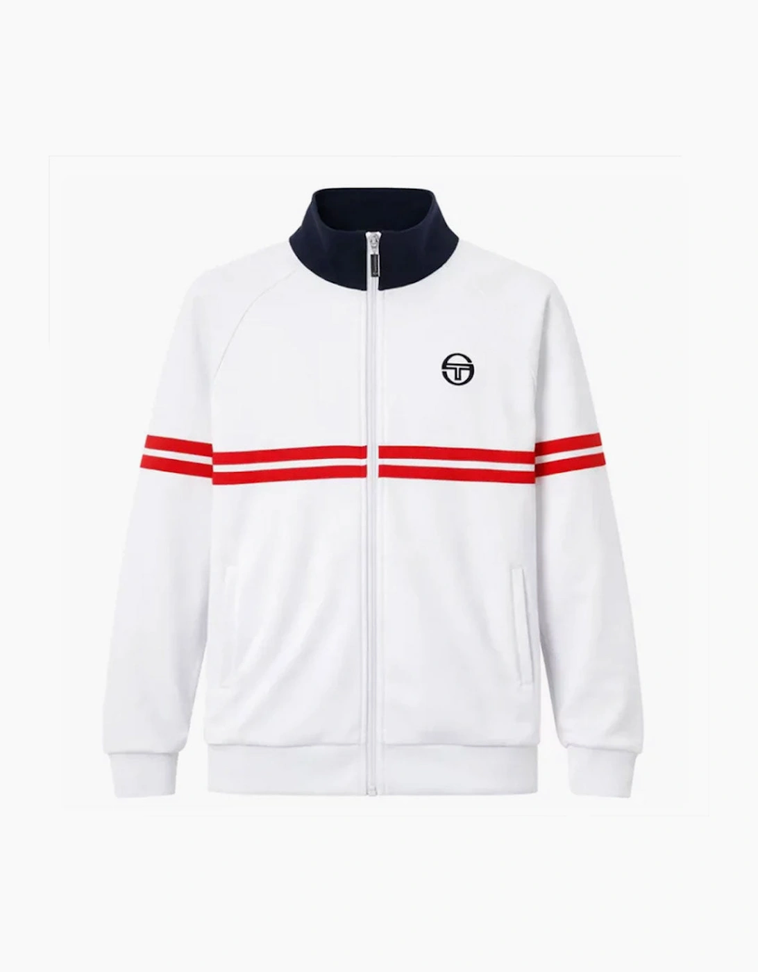 Sergio Tacchini New Dallas Track Jacket - White/Maritime Blue/Adrenaline Rush, 3 of 2