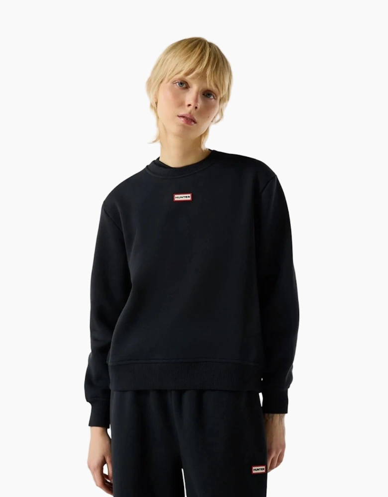 Hunter RL Essentials Crew Women's Black Sweatshirt