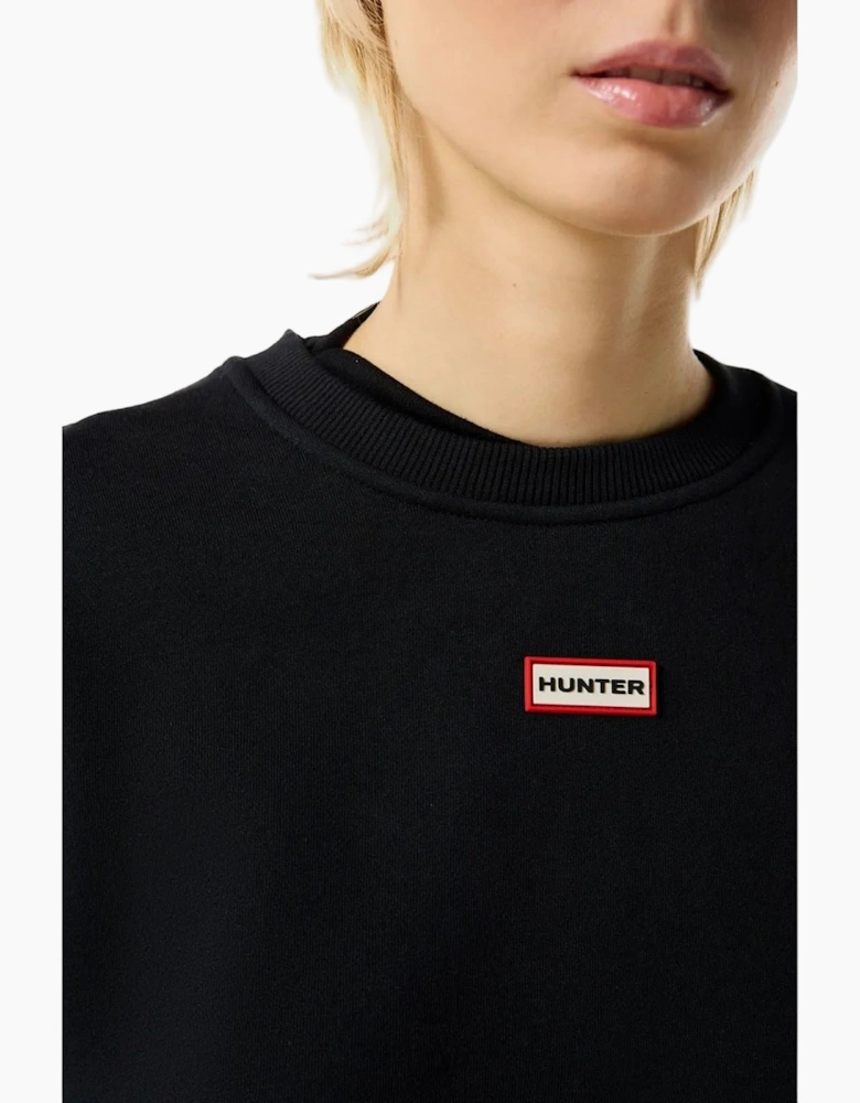 Hunter RL Essentials Crew Women's Black Sweatshirt