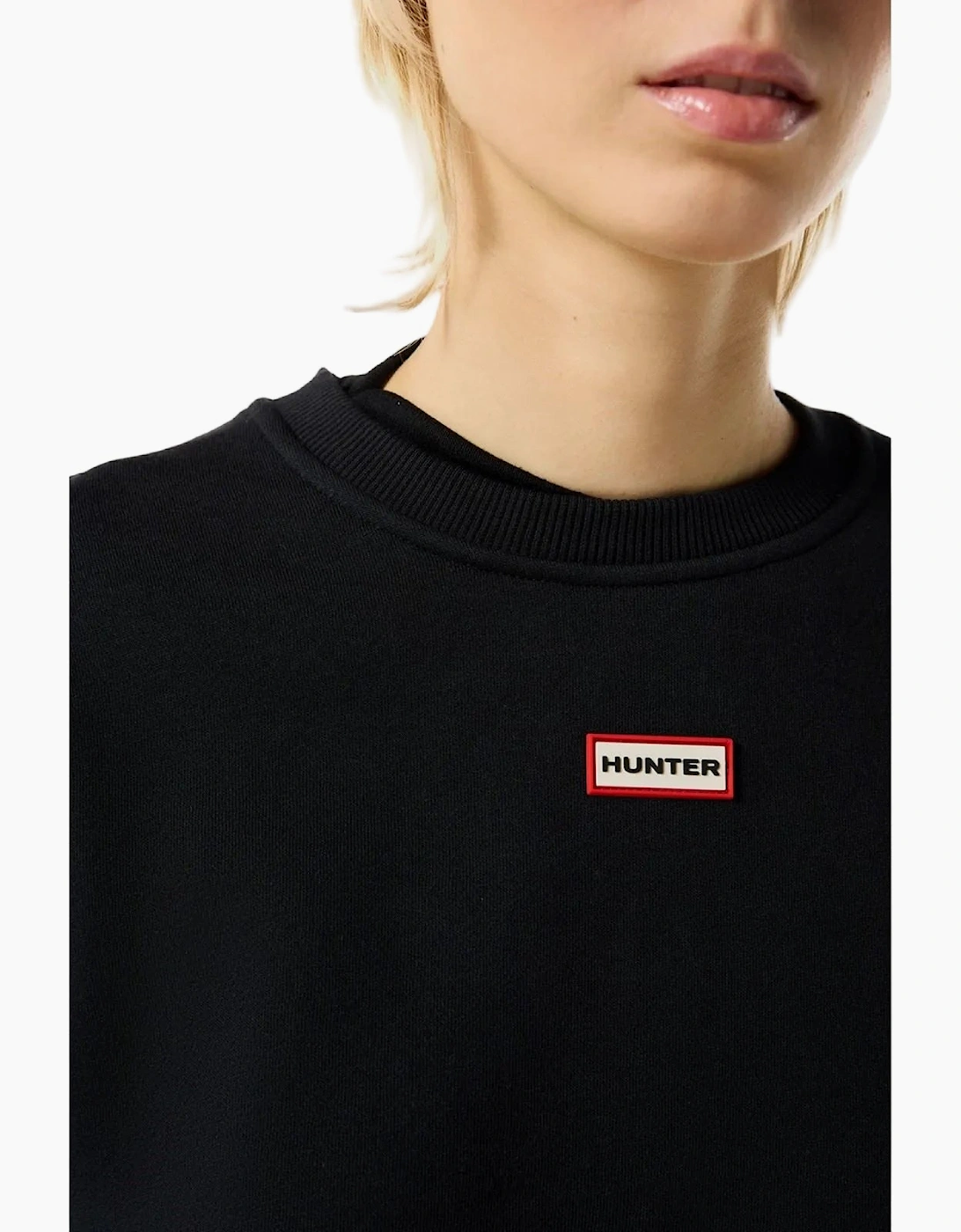 Hunter RL Essentials Crew Women's Black Sweatshirt