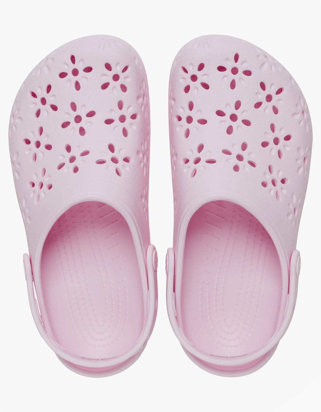 Crocs 210927 CLASSIC FLORAL CUT OUT Womens Clogs Pink