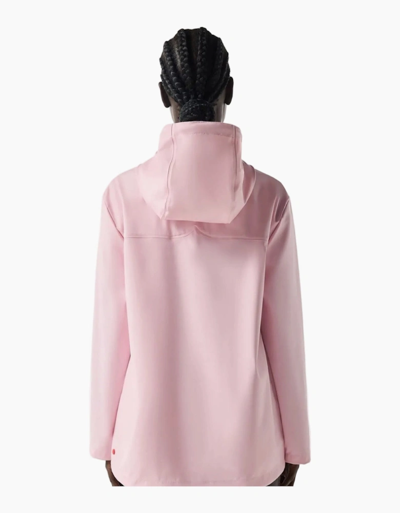Hunter Izzy Hooded Women's Pink Rain Jacket