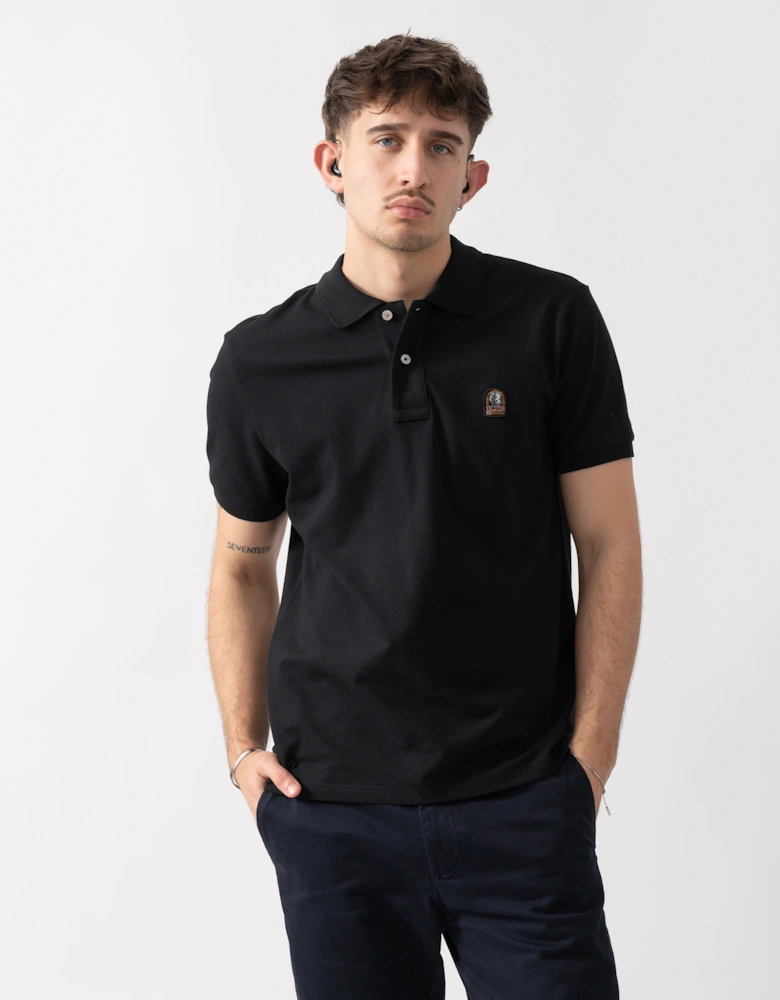 Parajumpers Wellington Mens Polo Shirt - Black 541