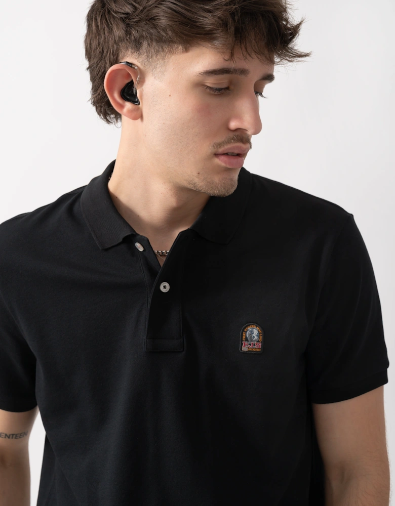 Parajumpers Wellington Mens Polo Shirt - Black 541