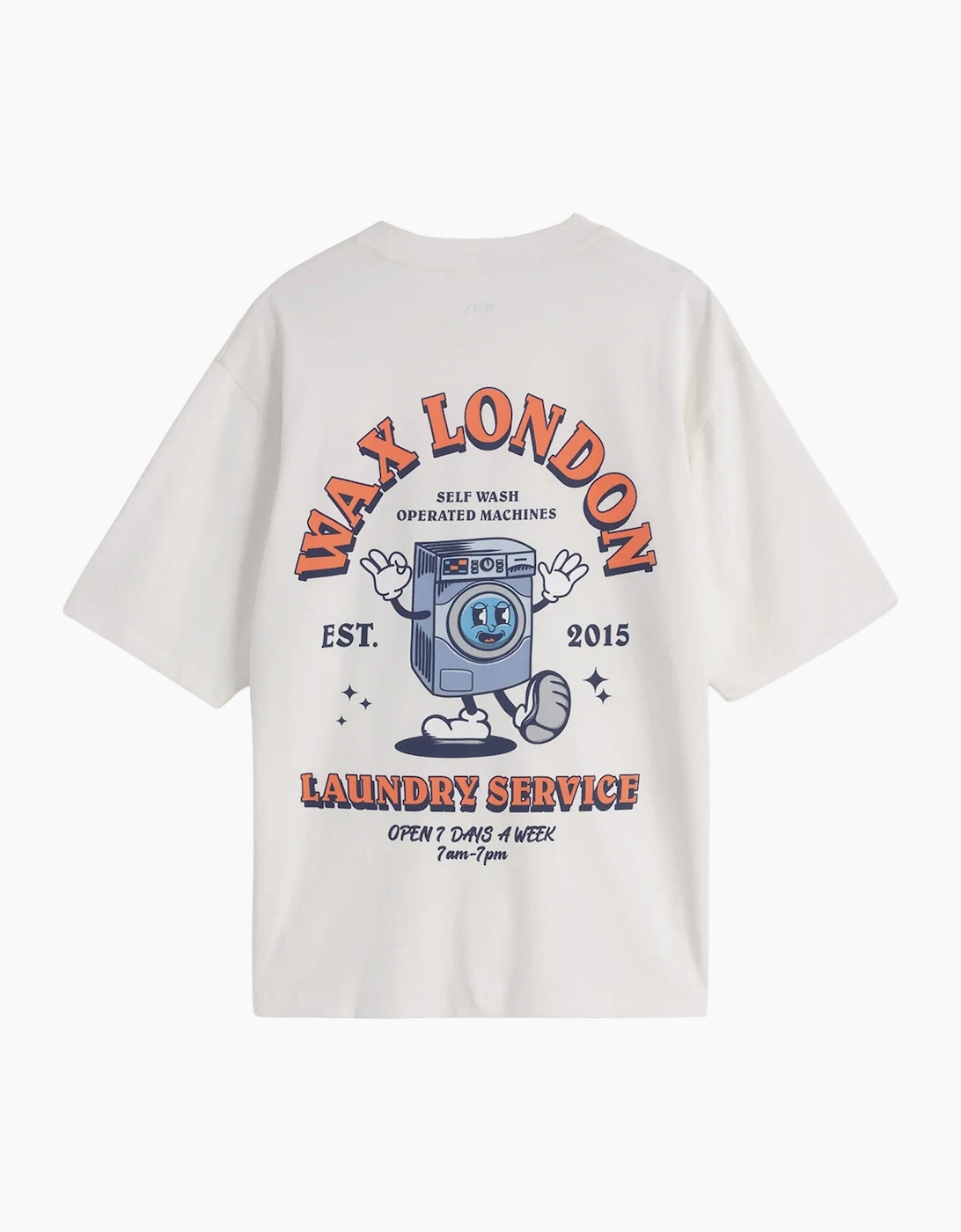 Wax London Milton Laundry Graphic T-Shirt