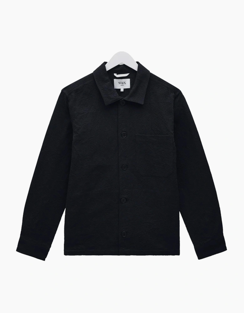 Wax London Rockley Honeycomb Jacquard Overshirt
