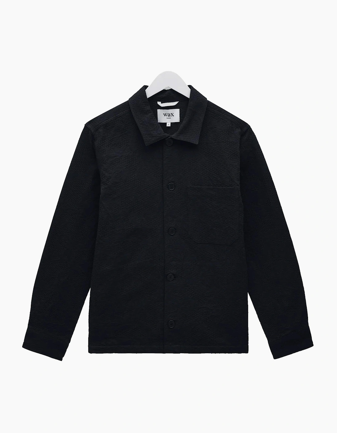Wax London Rockley Honeycomb Jacquard Overshirt