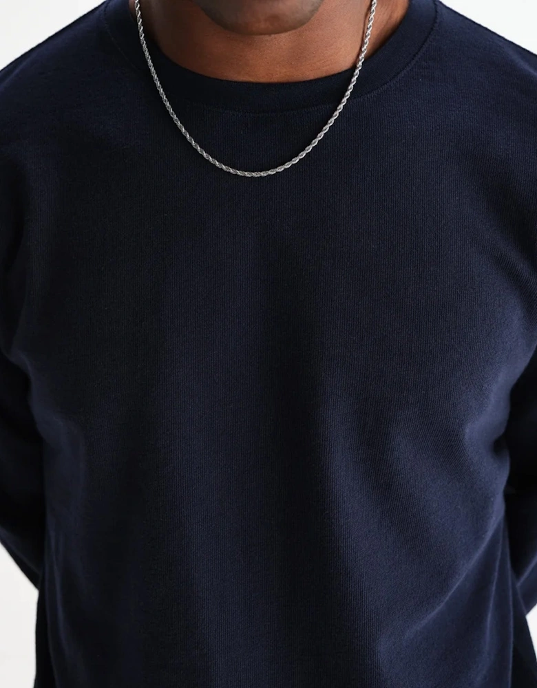 Wax London Hayden Textured Long Sleeve T-Shirt