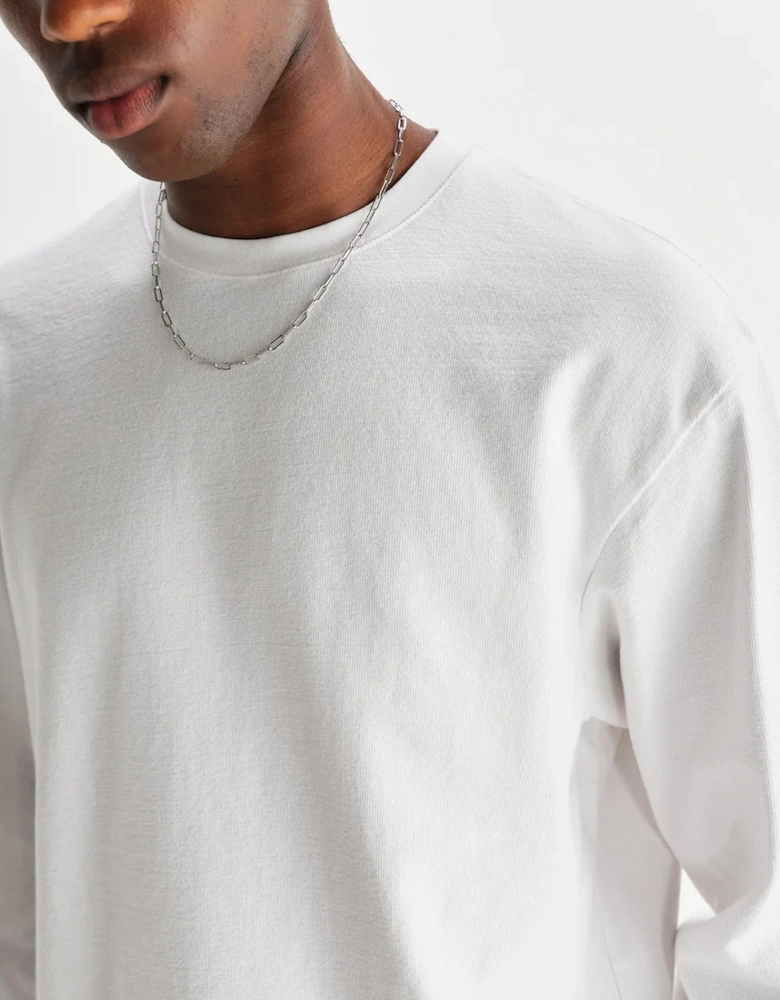 Wax London Hayden Textured Long Sleeve T-Shirt