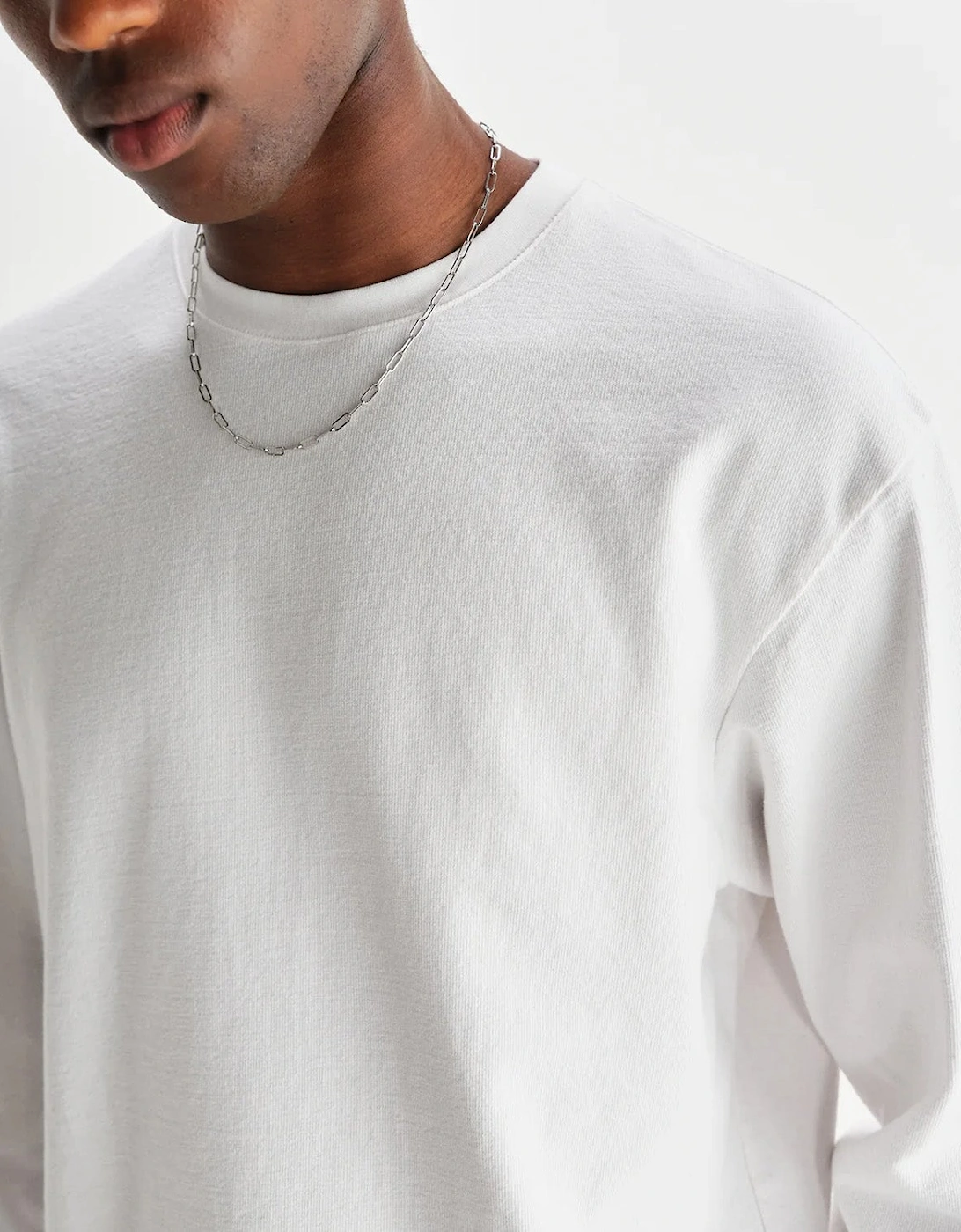 Wax London Hayden Textured Long Sleeve T-Shirt