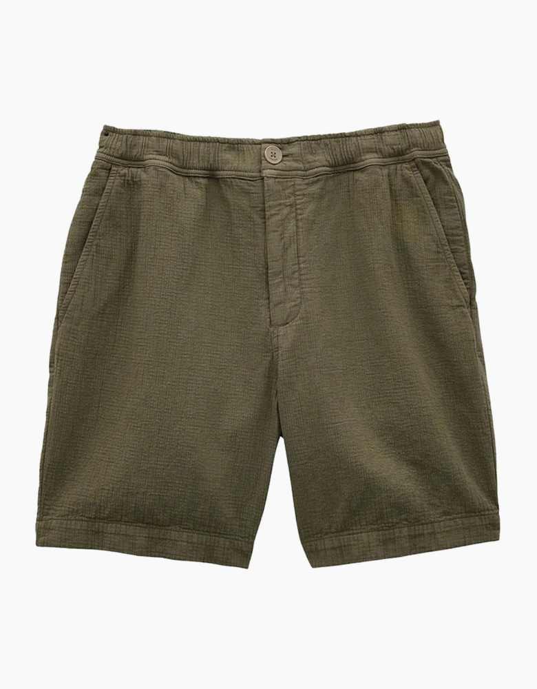 Wax London Kurt Crinkle Cotton Linen Shorts