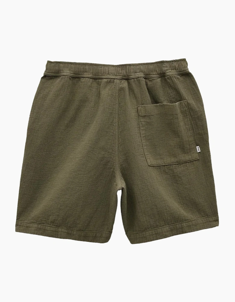 Wax London Kurt Crinkle Cotton Linen Shorts